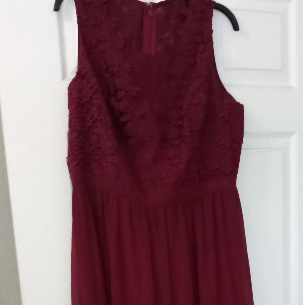 Chi Chi London formal wine size 16 sleeve less